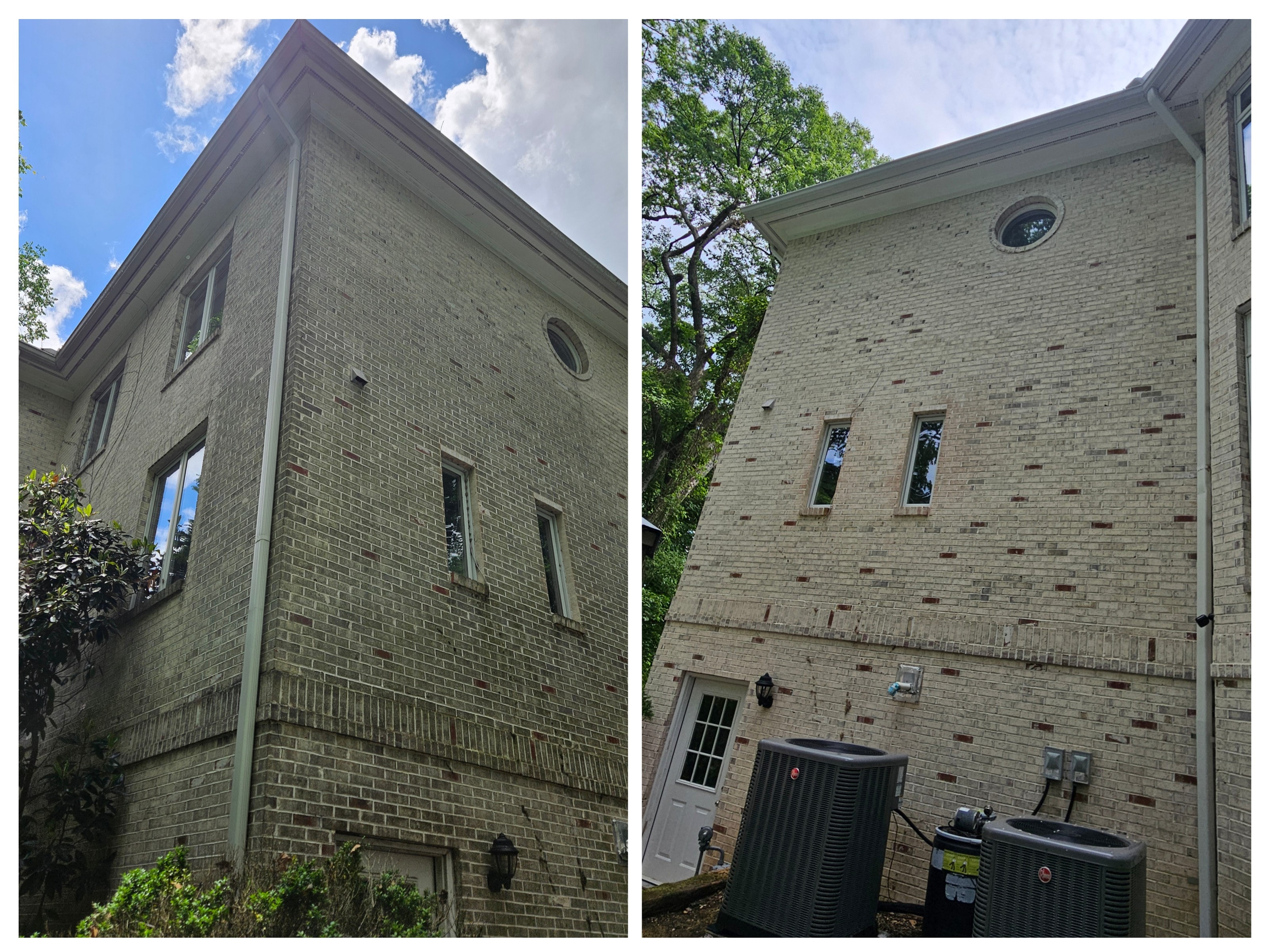 Before and after: Brick House Exterior