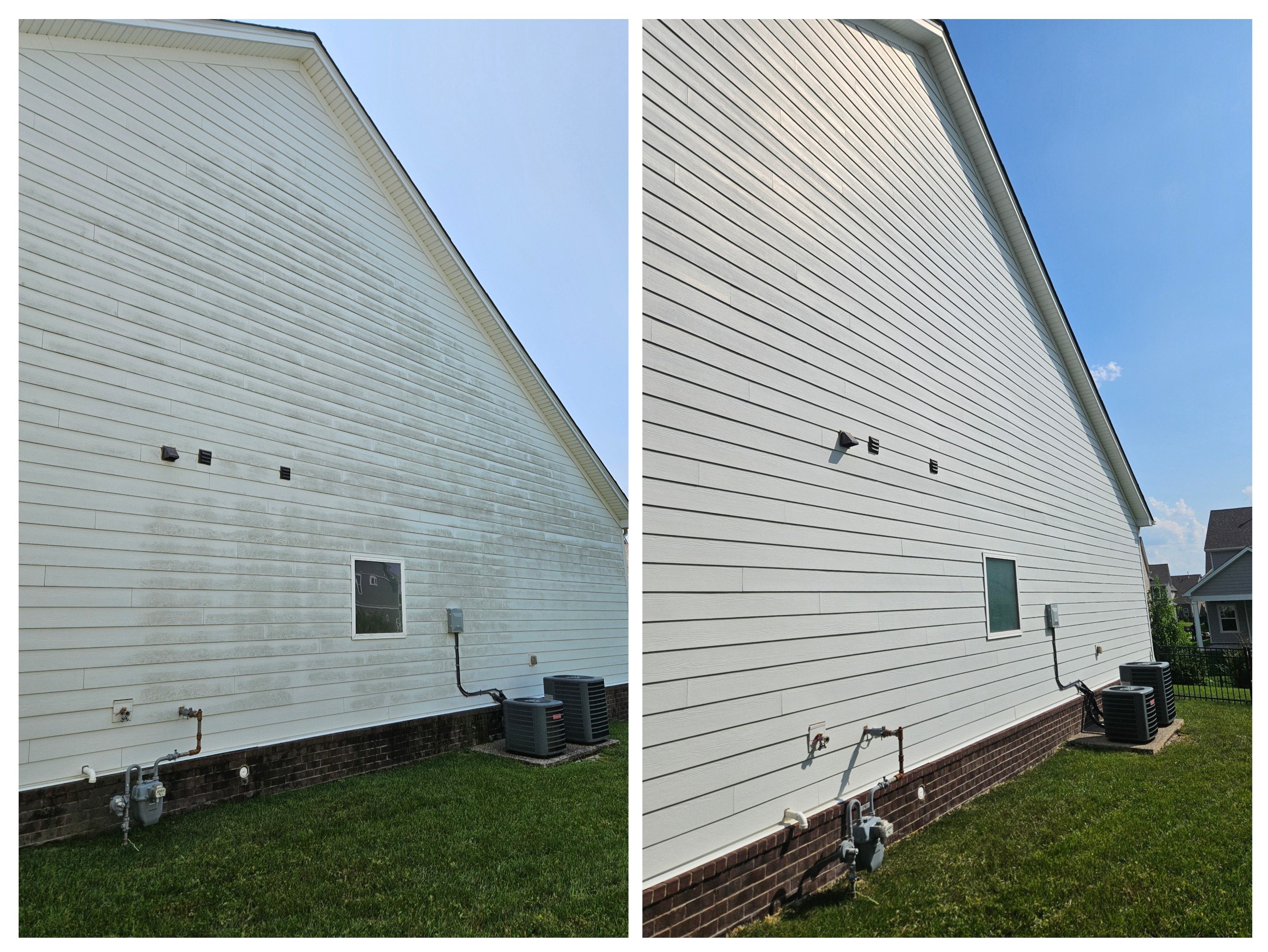Before and after: Vinyl Siding